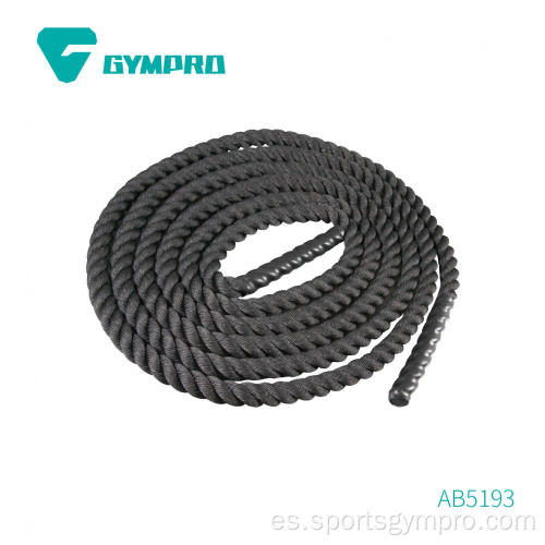 Batir la cuerda para el gimnasio de entrenamiento de fitness